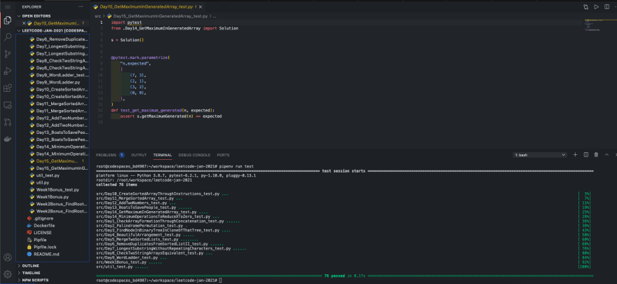 Codespaces UI